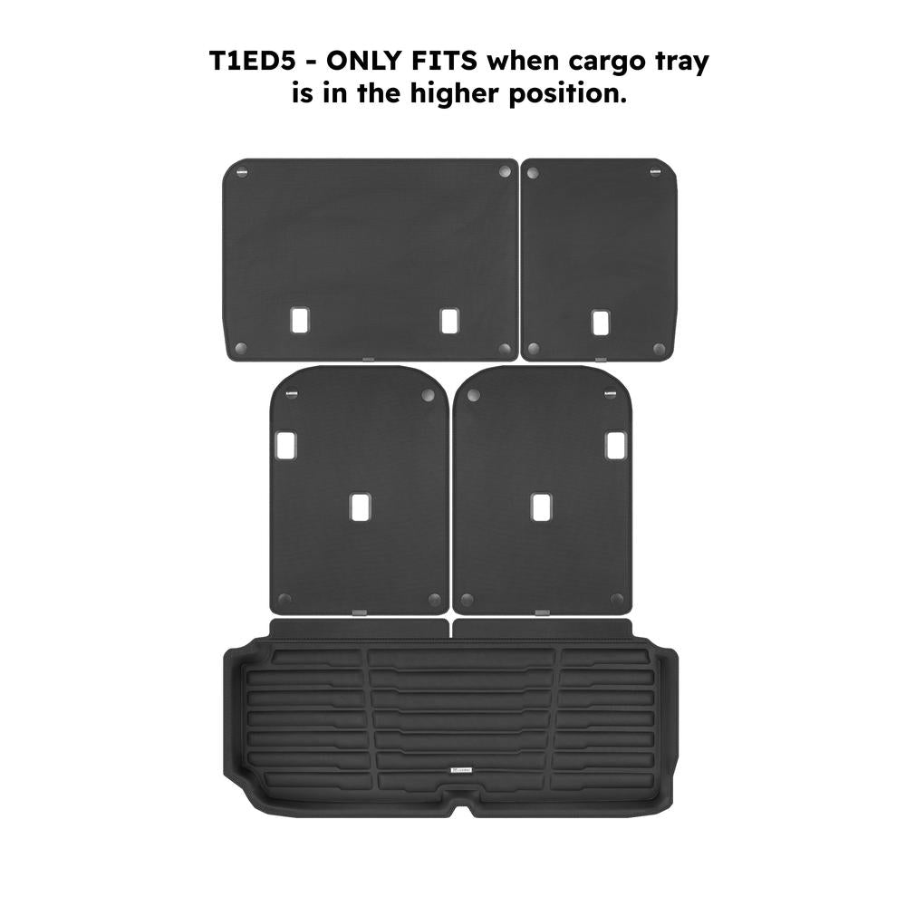 TuxMat SuperTrunk Mat with Seatback Protection | Tesla Model X (2022-2024)