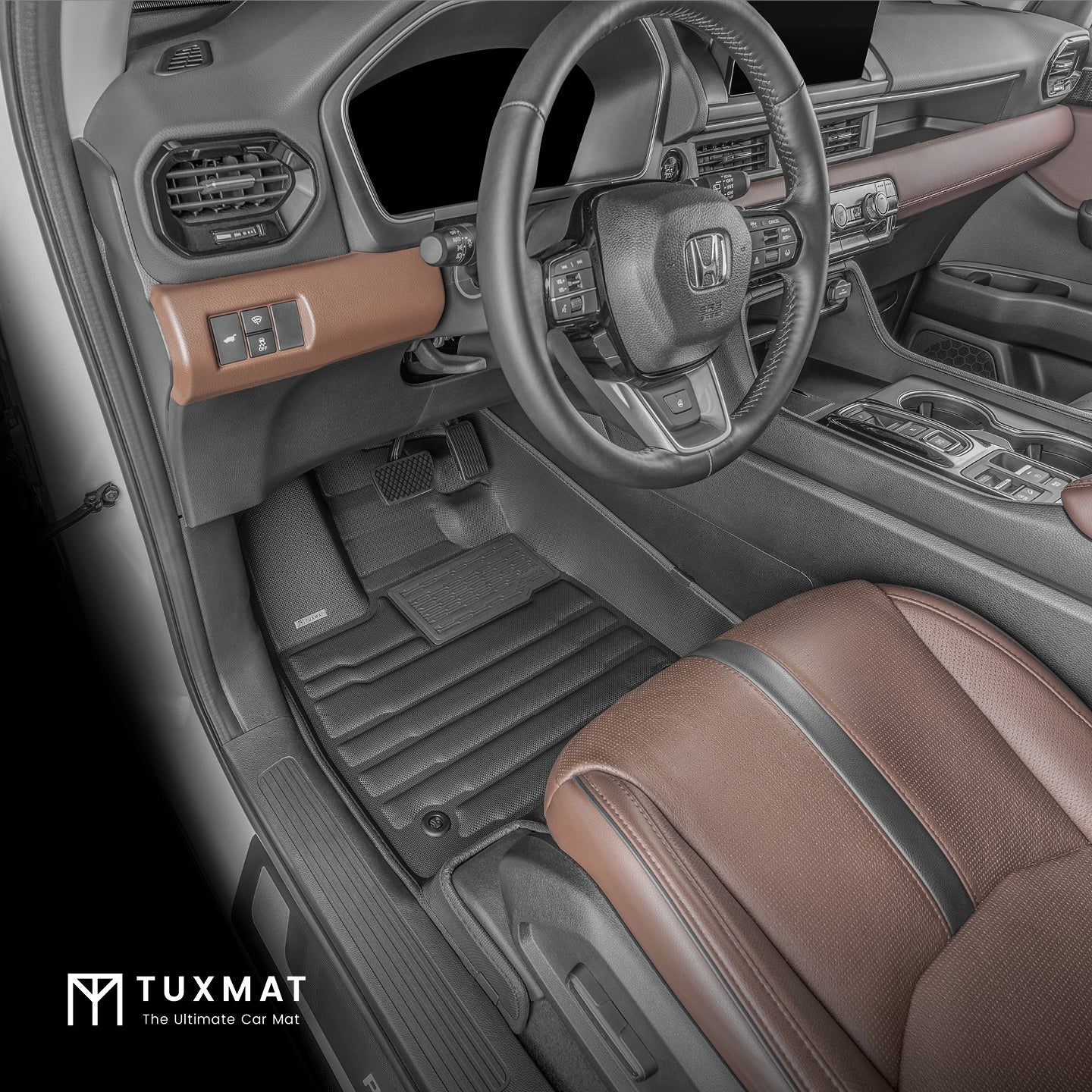 Tapis de sol TuxMat (1re, 2e et 3e rangées) | Honda Pilot (2016-2022)