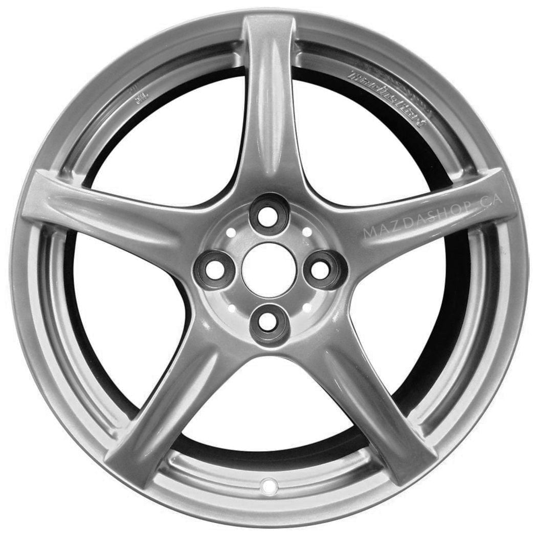 Mazdaspeed × Racing Hart MX-5 [2004] OEM Alloy Wheel (Silver High Lustre) - 17&quot; | MX-5 (1999-2005)
