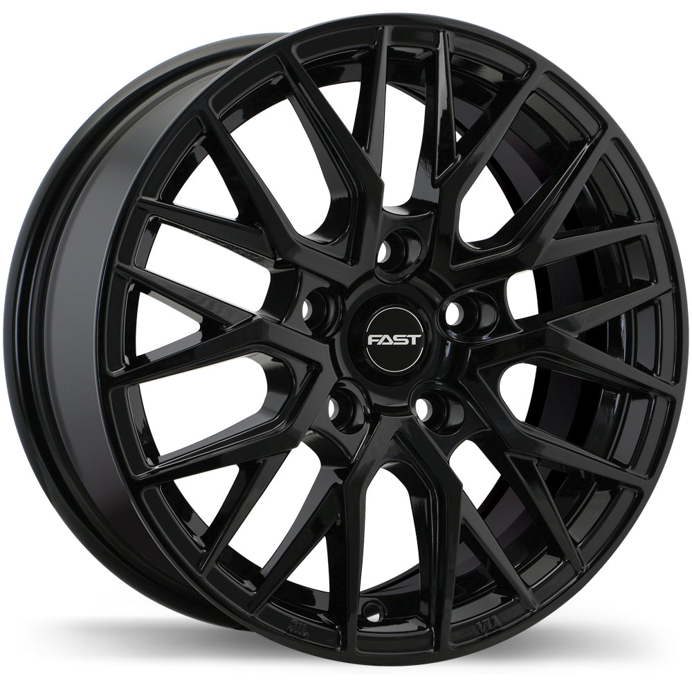 Fast Wheels TRONIC Alloy Wheel (Gloss Black) — 15&quot;