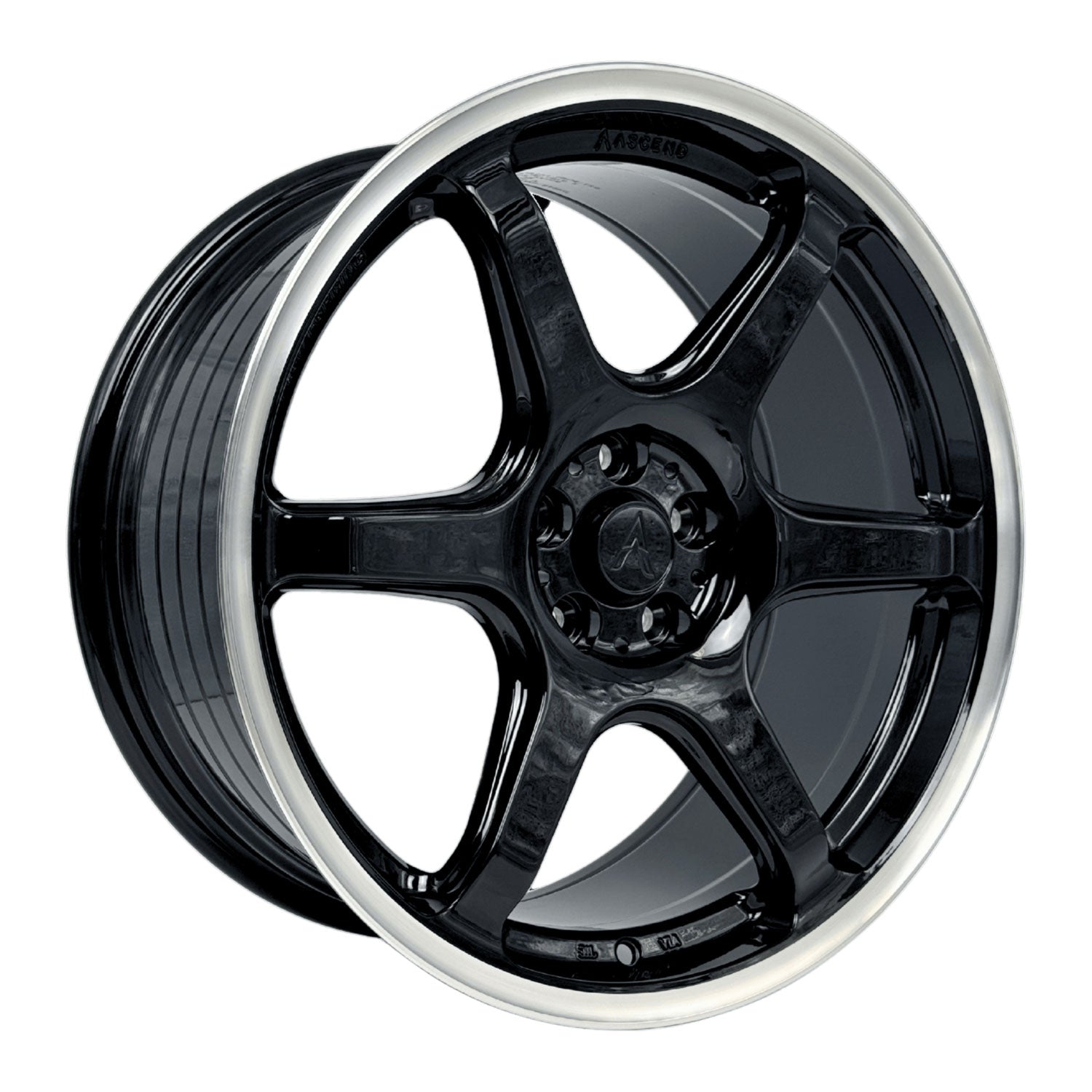 ASCEND FR04 AKINA in Gloss Black Machined Edge