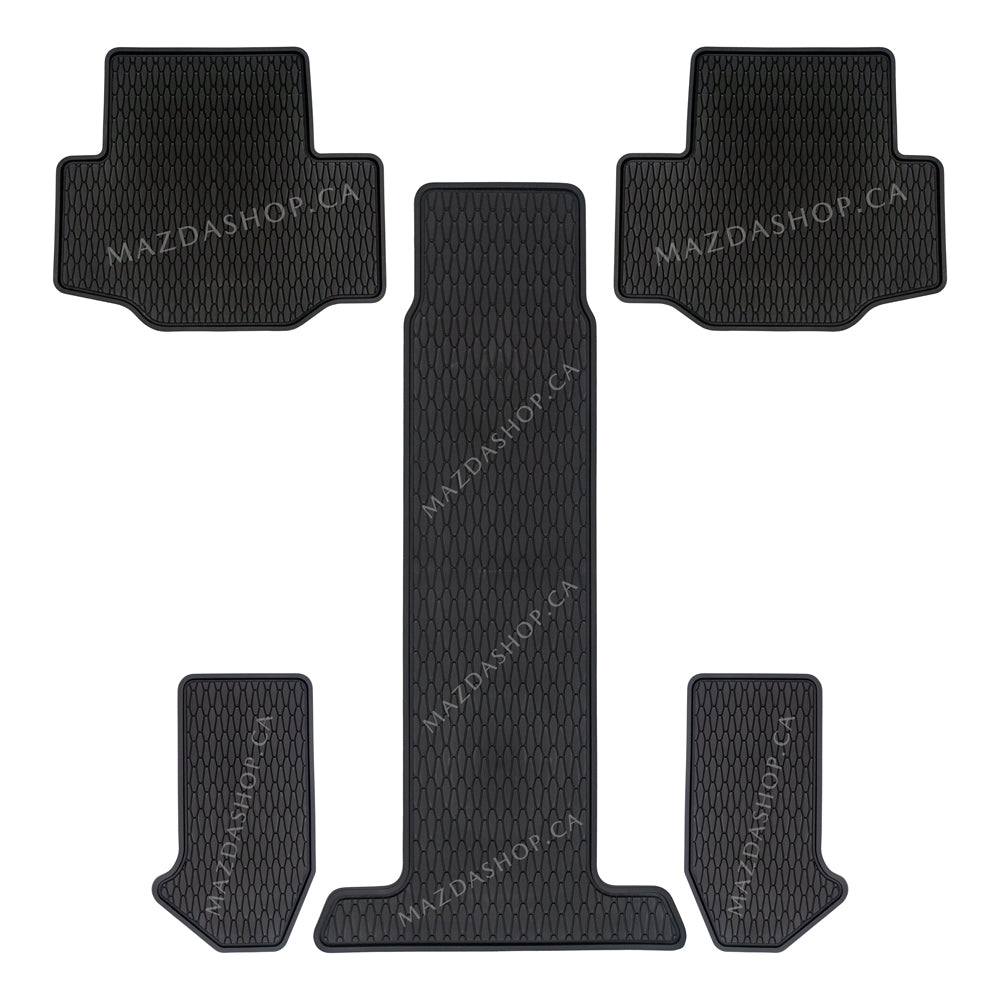 All-Weather Floor Mats (1st, 2nd & 3rd Rows) | Mazda CX-90 (2024-2025)