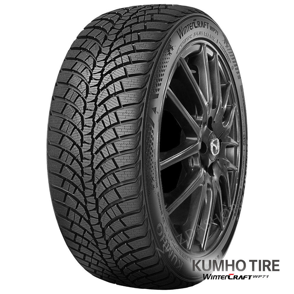 Mazda M009 in 17" Without TPMS Sensors (2016-2017) Kumho WinterCraft WP71 Tire