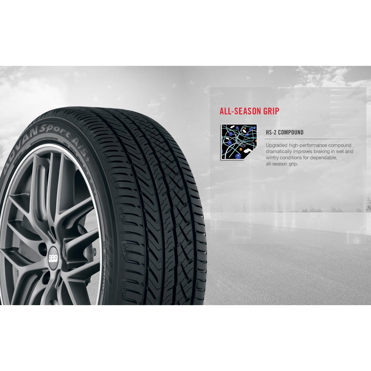 Yokohama ADVAN Sport A/S+ | All-Season Tire