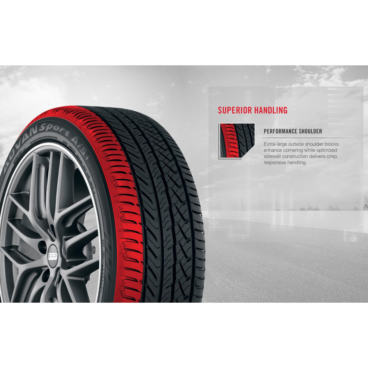 Yokohama ADVAN Sport A/S+ | All-Season Tire