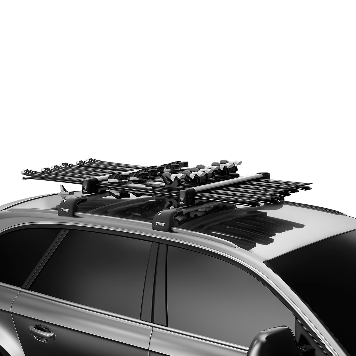 Roof Rack Accessory | Ski/Snowboard Carrier (Thule SnowPack L - 732615)