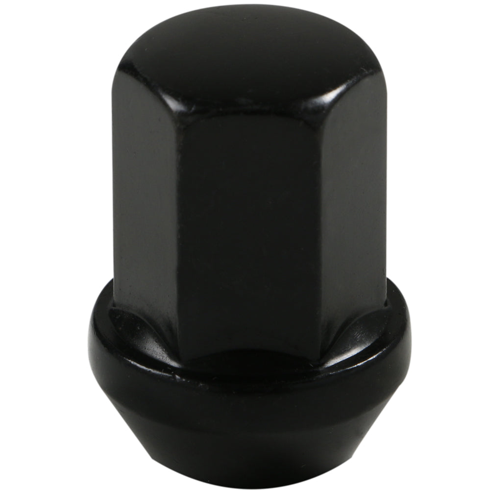 Wheel Nut (Duplex Bulge Acorn) in Satin Black | 17mm