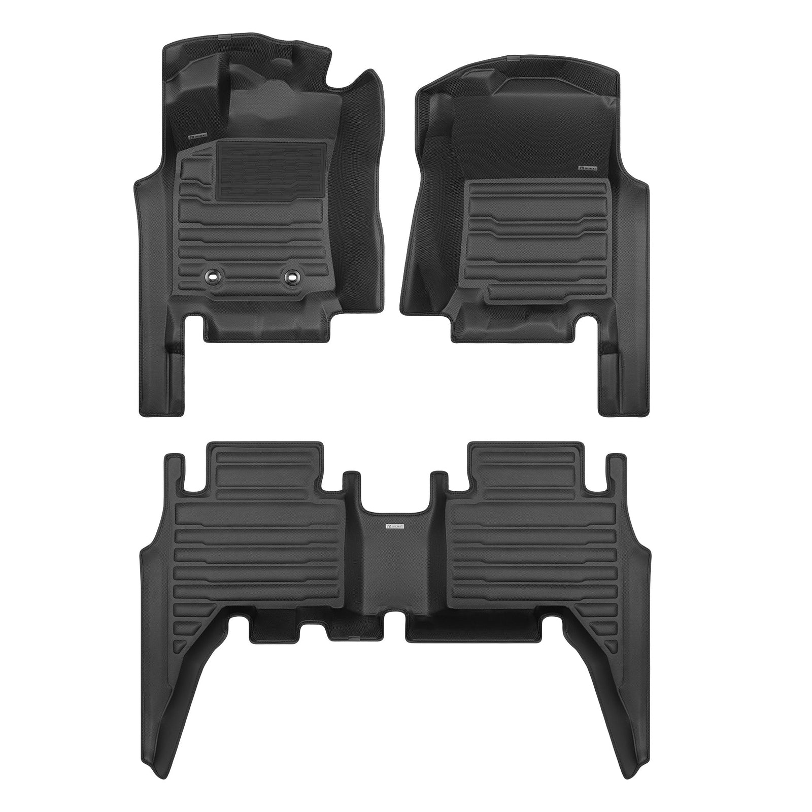 TuxMat Floor Mats (Front & Rear) | Toyota Tacoma Double Cab (2016-2023)