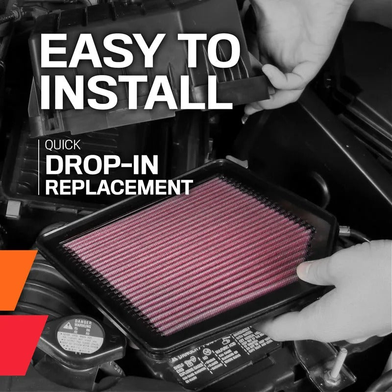 K&N Engine Air Filter Replacement | Mazda2 (2011-2014)