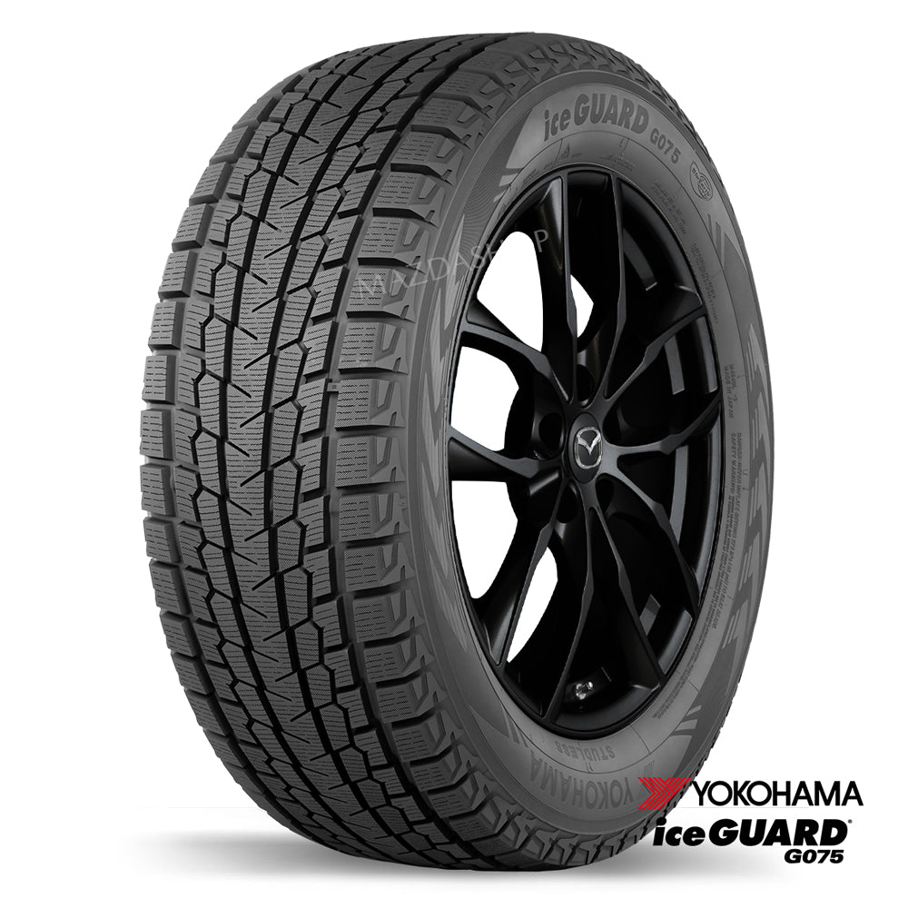 17 Inch M011 (Gloss Black) Yokohama iceGUARD G075 Tire