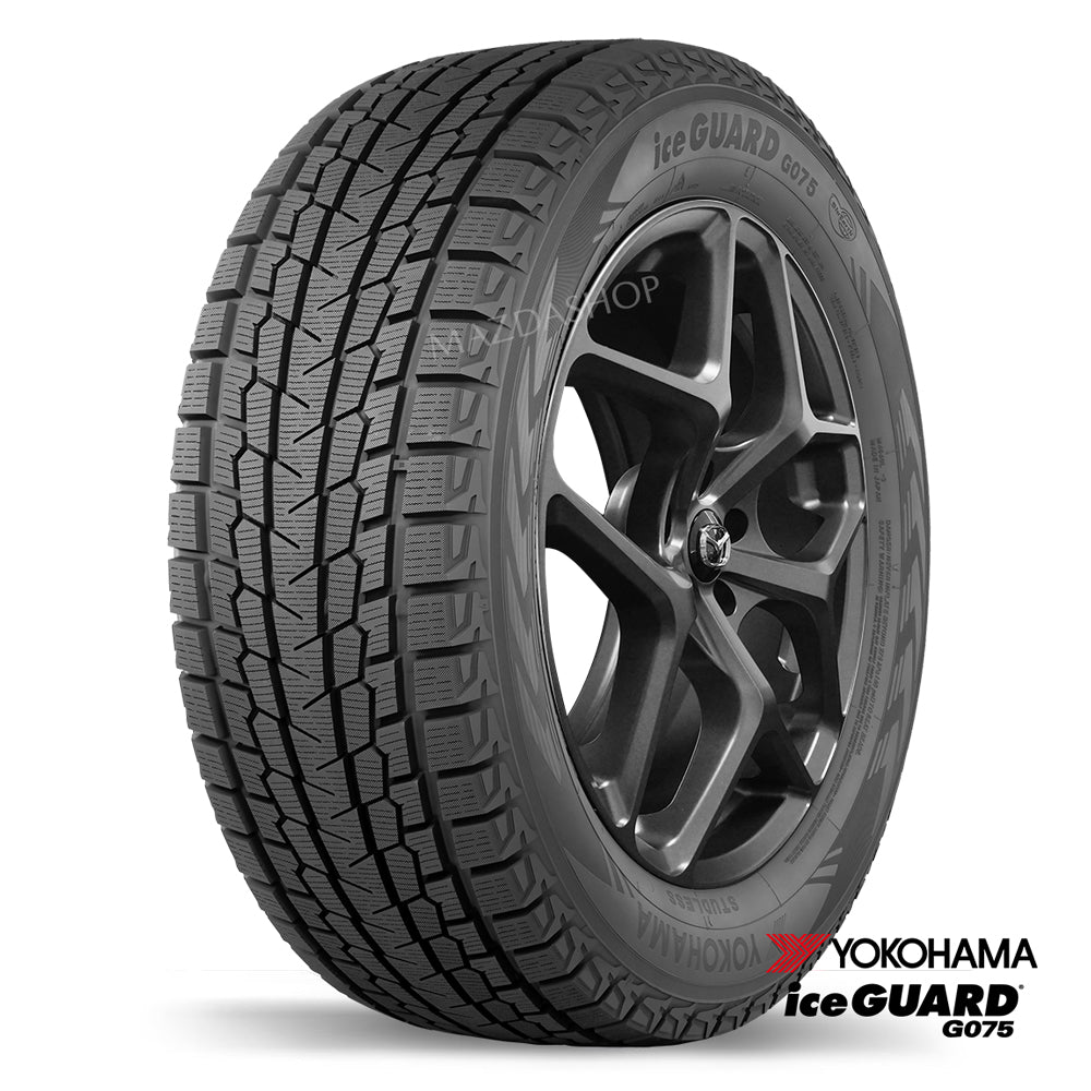 18 Inch M012 (Matte Gunmetal) Yokohama iceGUARD G075 Tire