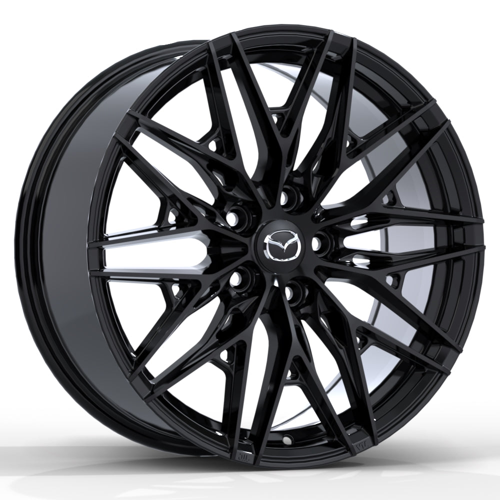 Mazda M016 Alloy Wheel (Metallic Black) — 18&quot;, 19&quot;, 21&quot;