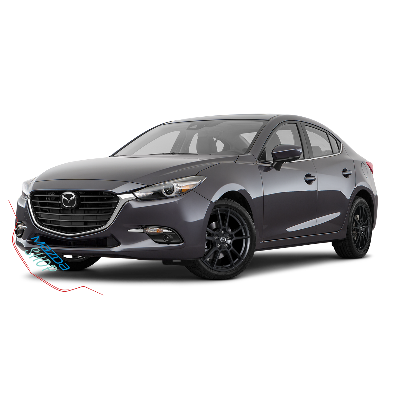 Mazda M006 Alloy Wheel (Satin Black) - 16"/17"/18"