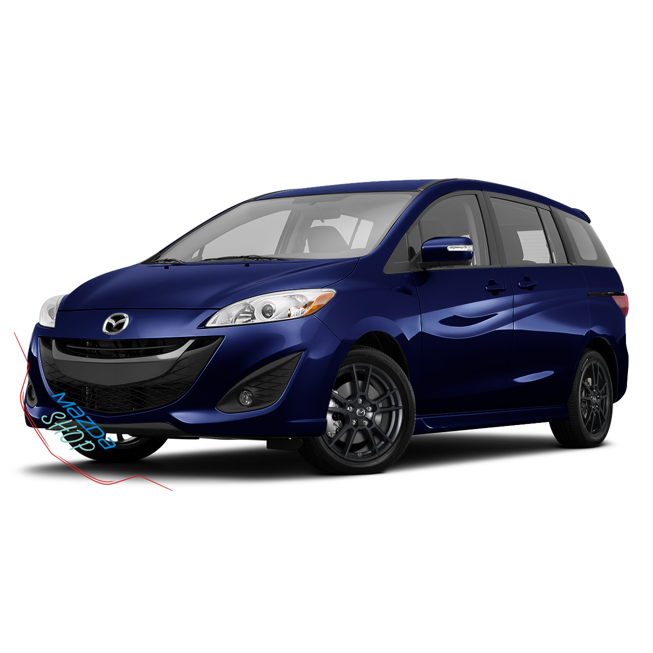 Mazda M006 Alloy Wheel (Satin Black) - 16"/17"/18"