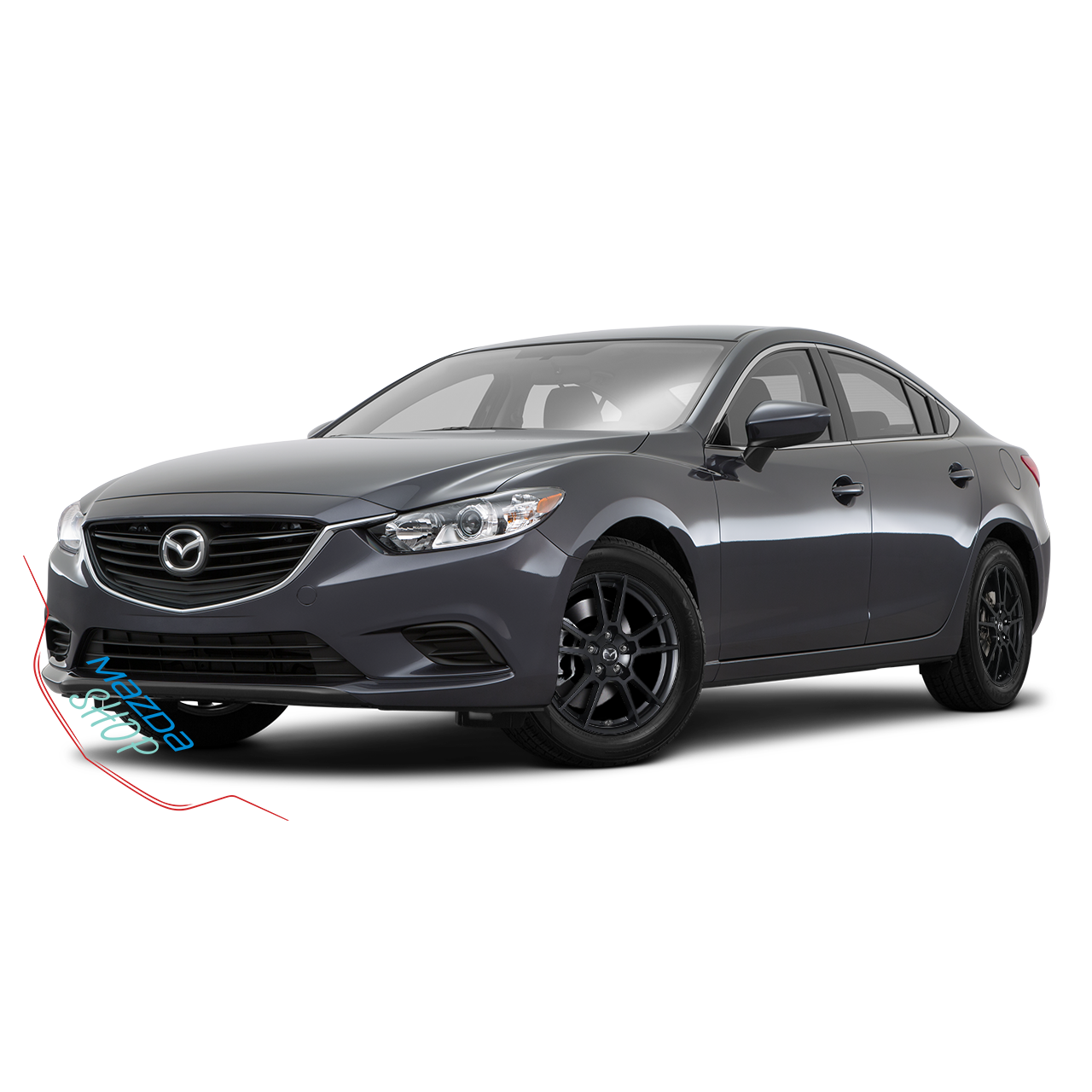 Mazda M006 Alloy Wheel (Satin Black) - 16"/17"/18"