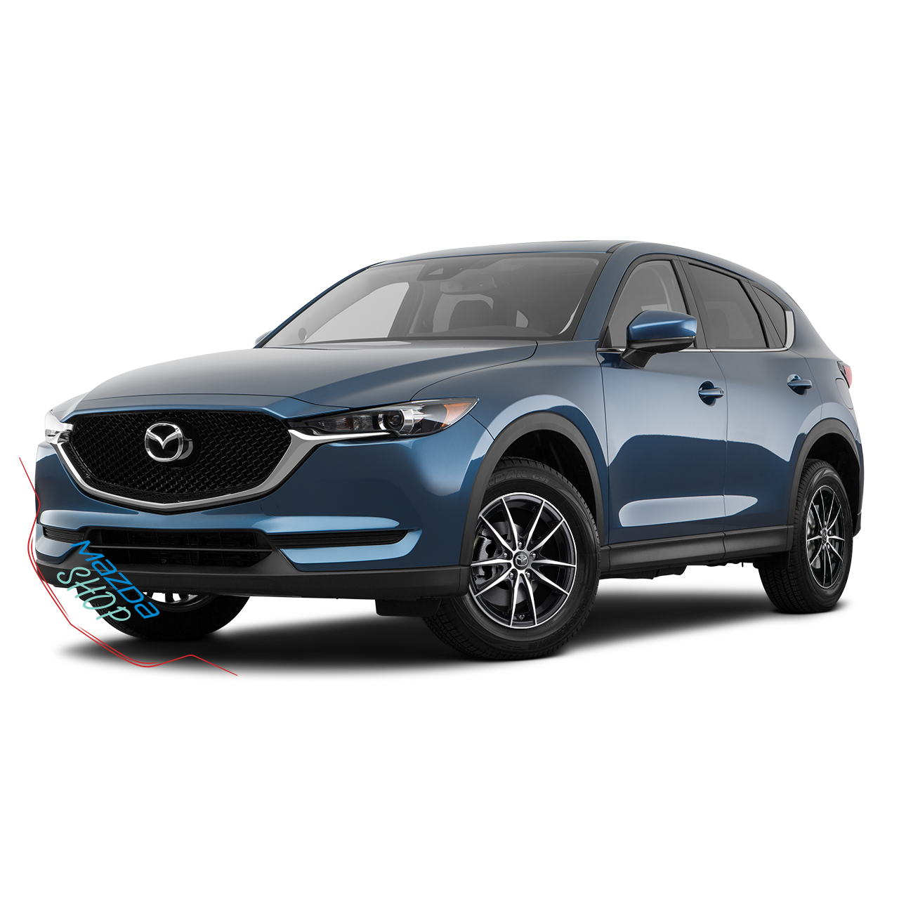 Mazda M010 Alloy Rims (Gloss Black with Machined Face) - 16"/17"