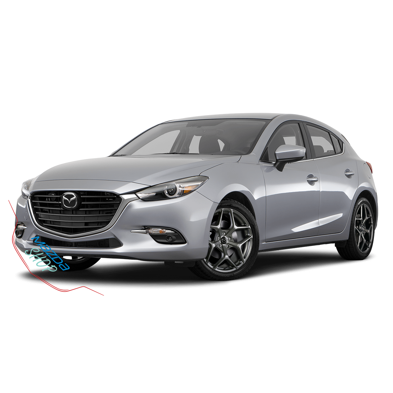 Mazda M012 Alloy Wheel (Matte Gunmetal) - 16"/17"/18"/20"