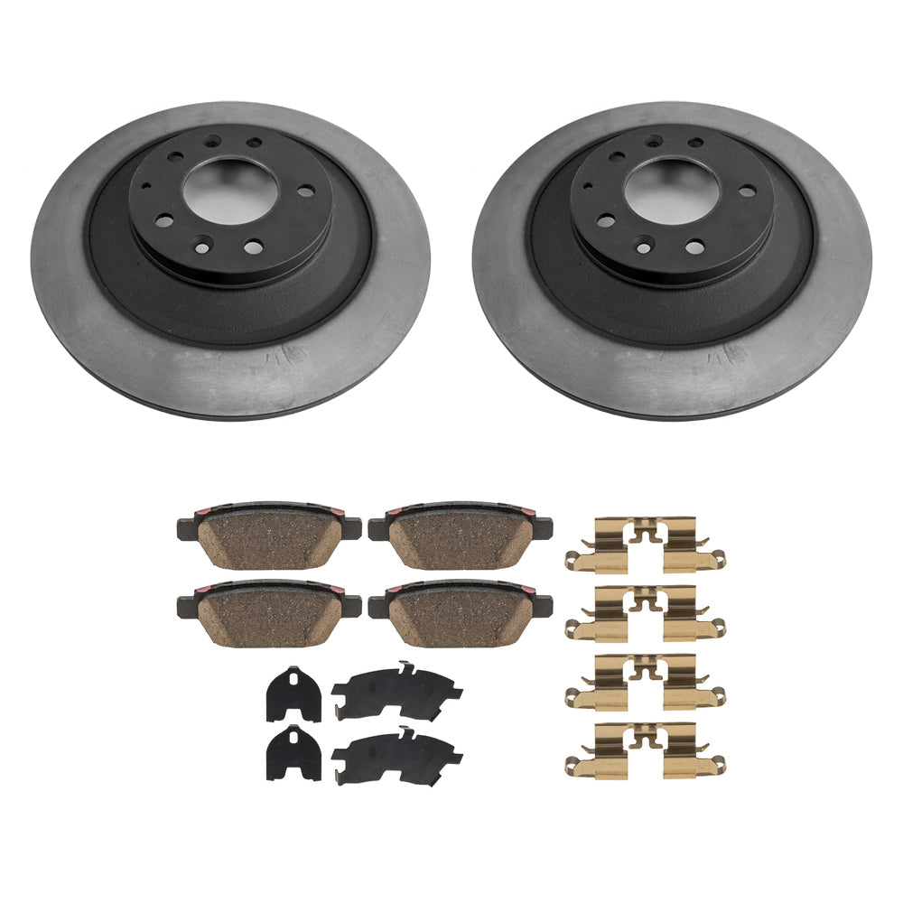 Rear Brake Package: Pads, Rotors &amp; Attachment Kit | Mazdaspeed6 (2006-2007)