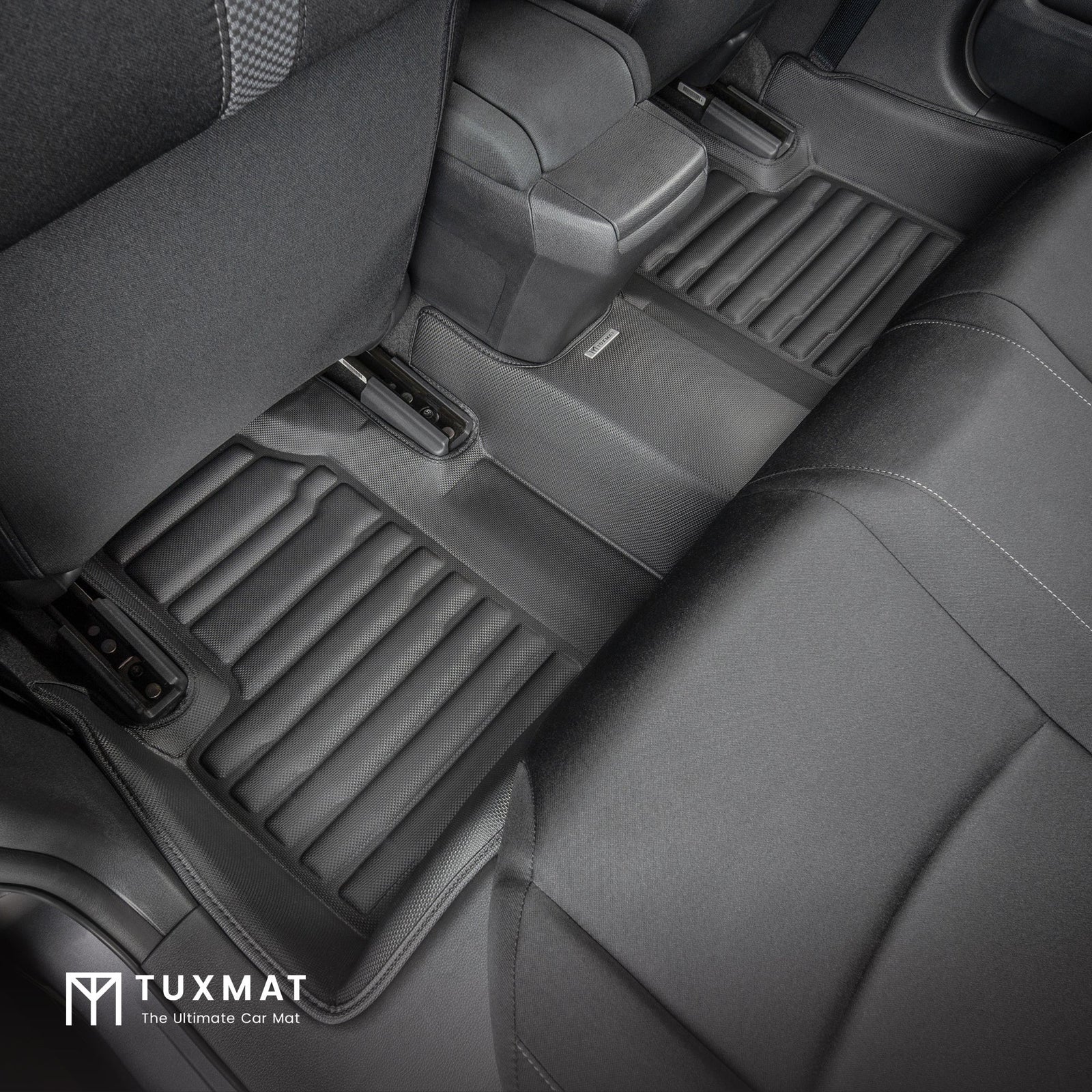 Rear TuxMat Floor Mat installed in Honda Civic Sedan/Hatchback