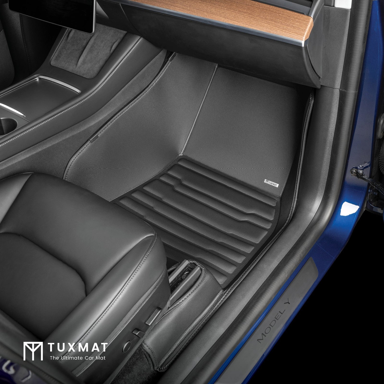 TuxMat Floor Liners (Front & Rear) | Tesla Model Y, 7-Seater (2020-2022)