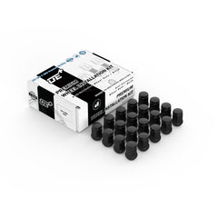 Wheel Nut Set (20 pcs) — Acorn in Gloss Black (21mm) | OE+ (OEPlus