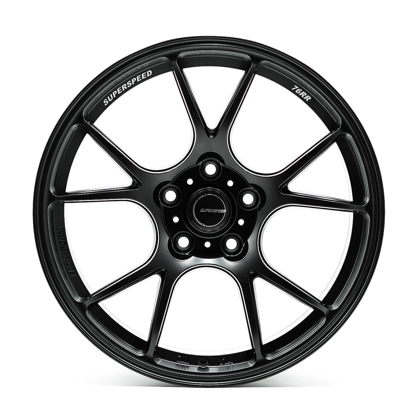 Superspeed FlowForm 76RR Alloy Wheel (Matte Black) — 18"