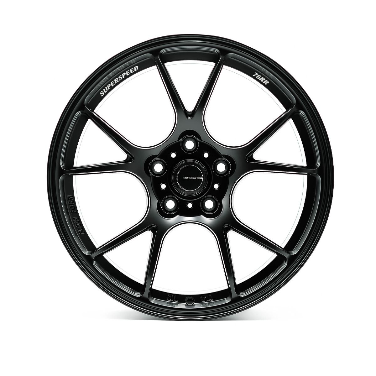 Superspeed FlowForm 76RR Alloy Wheel (Matte Black) — 18"