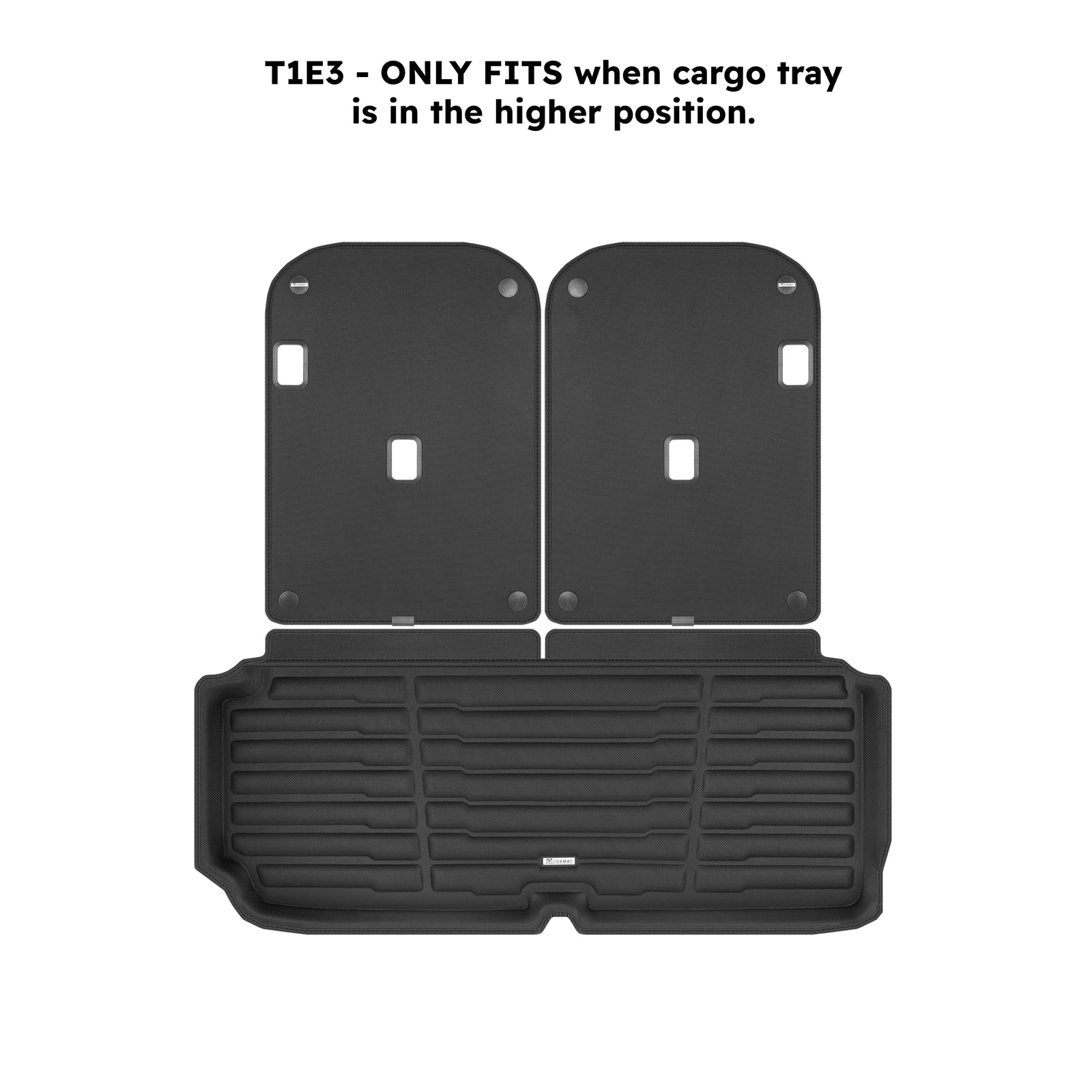 TuxMat SuperTrunk Mat with Seatback Protection | Tesla Model X (2022-2026)
