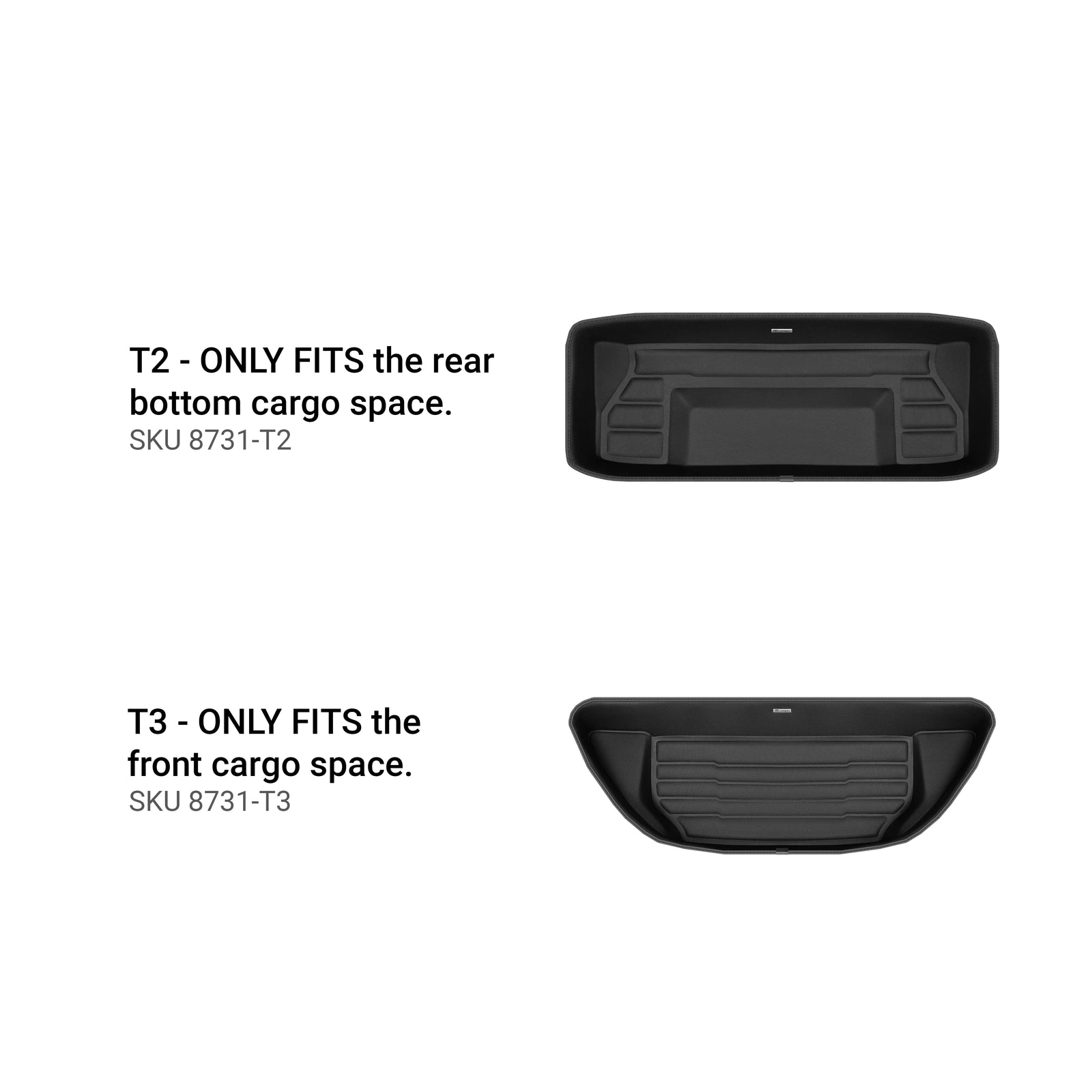 Tapis de coffre TuxMat | Tesla Model X (2022-2024)