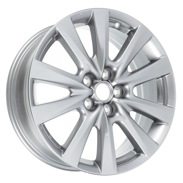 Mazda3 OEM Alloy Wheel, Design 169A [Light Grey, High-Lustre (Bright/Brilliant Silver Finish)] — 18" | Mazda3 Sedan (2020-2024)