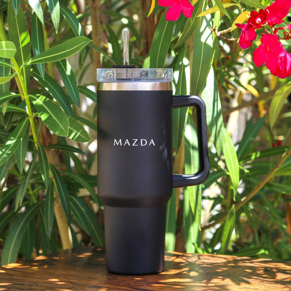 マチルダ Tumbler — 40 oz. Peak Biggie (Black) | Mazda × Glacier - MazdaShop
