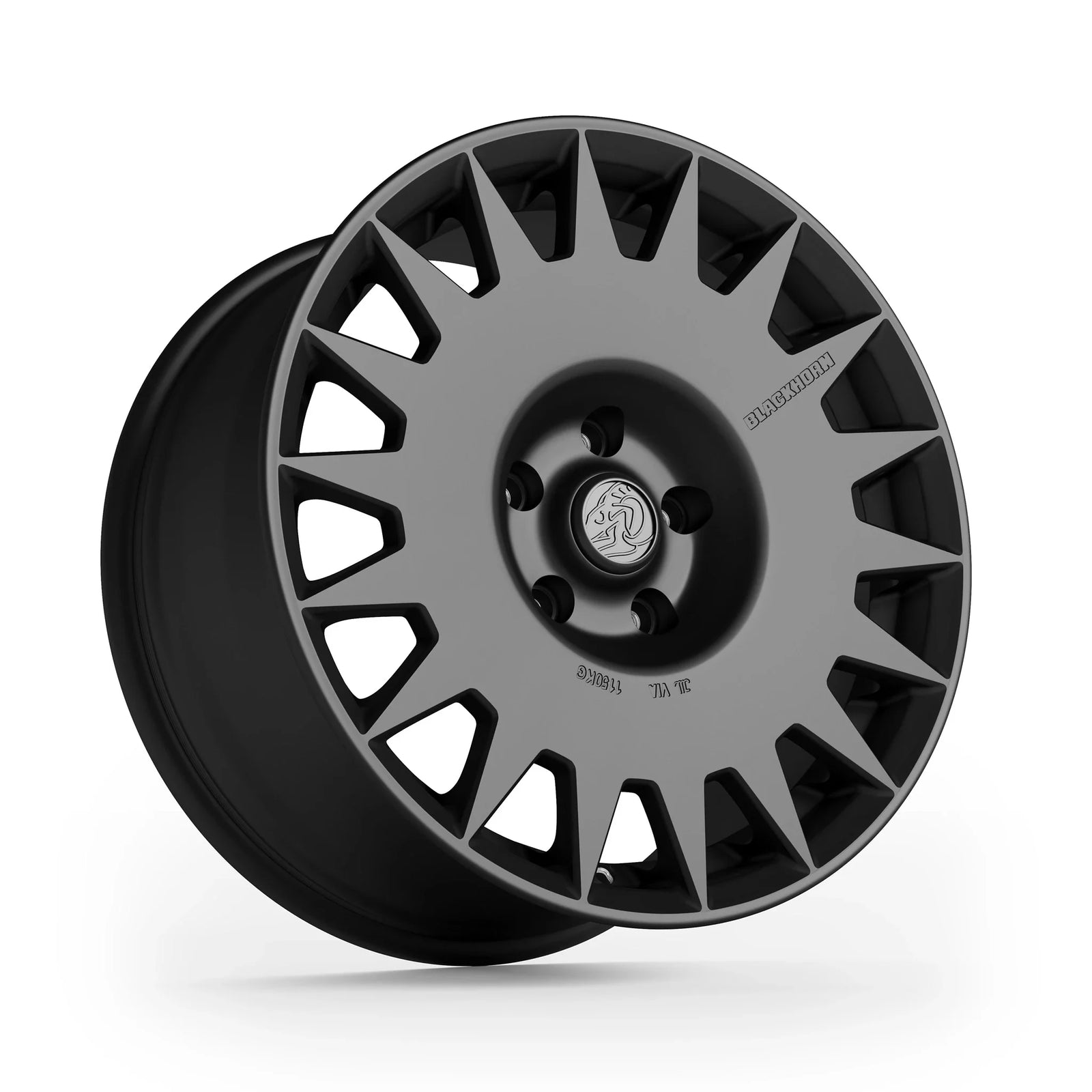 Blackhorn GR17 Alloy Wheel (Obsidian | Matte Black) — 17"