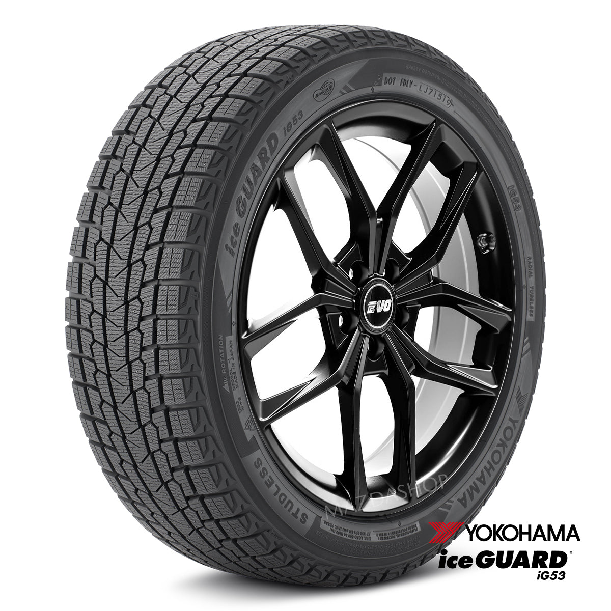 16 Inch OE+ EVO (Matte Black) Yokohama iceGUARD iG53 Tire