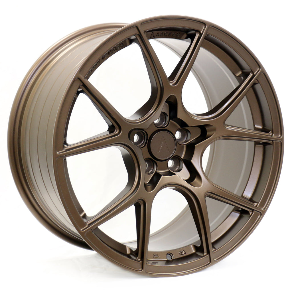 Malymoon 「RT-2716060947」 ASCEND Wheels FR01 - ZURICH Alloy Wheel (Satin Bronze) — 18