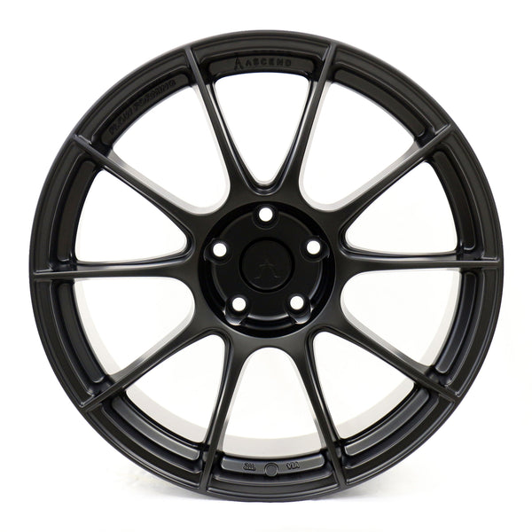 ASCEND Wheels FR02 - GINZA Alloy Wheel (Satin Black) — 18