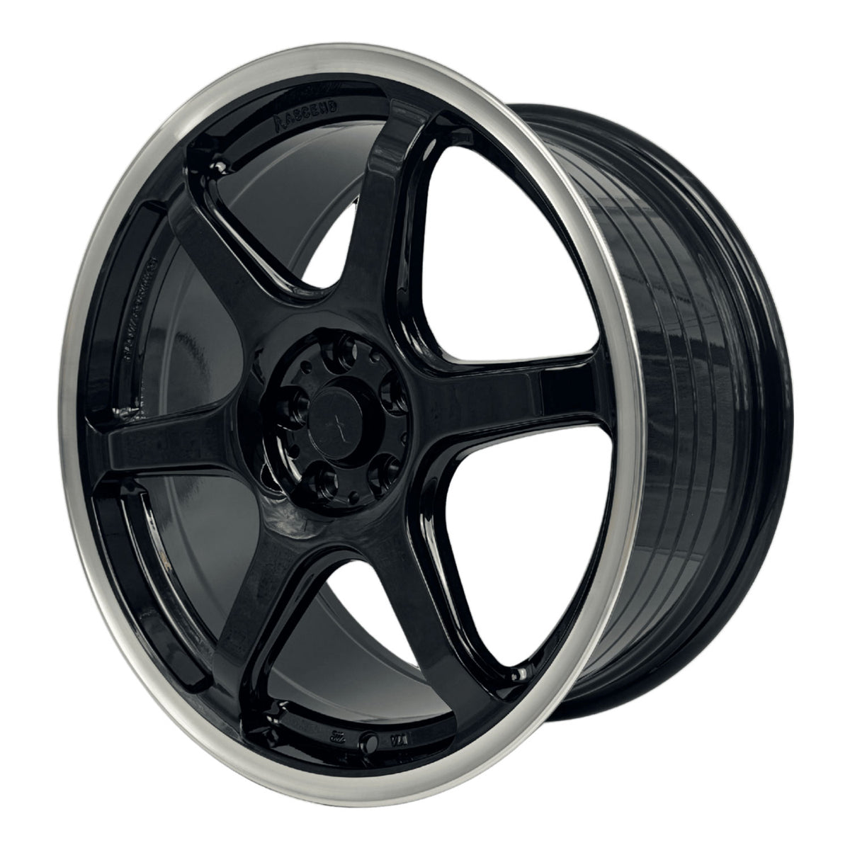 ASCEND FR04 AKINA in Gloss Black Machined Edge