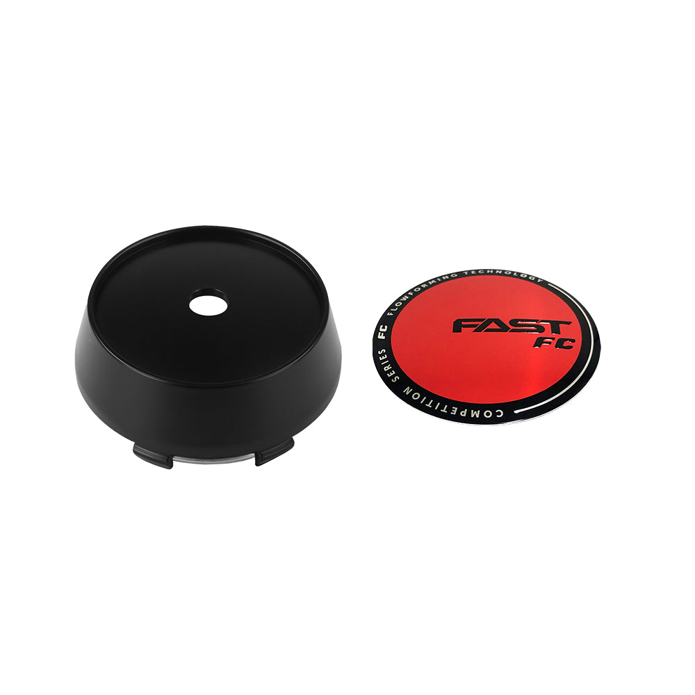 Center Cap, Low & High Types in Black or Red | Fast Wheels: FC Competi ...