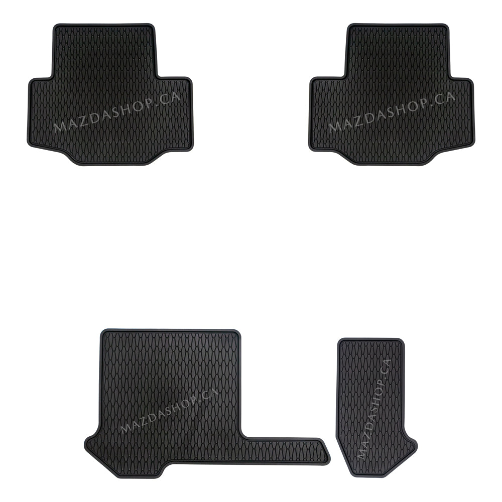 All-Weather Floor Mats (1st, 2nd & 3rd Rows) | Mazda CX-90 (2024-2025)