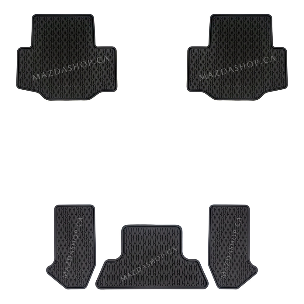 All-Weather Floor Mats (1st, 2nd & 3rd Rows) | Mazda CX-90 (2024-2025)