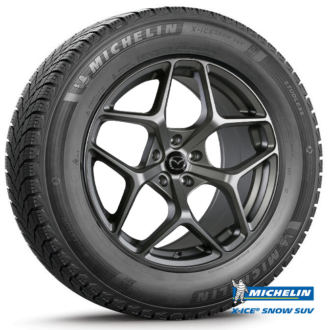 20 Inch M012 (Matte Gunmetal) [Only CX-70] Michelin X-Ice Snow SUV Tire