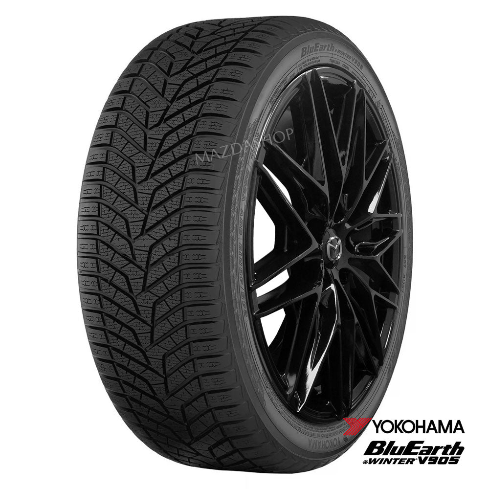 21 Inch M016 (Metallic Black) [CX-70 & CX-90] Yokohama BluEarth Winter V905 Tire