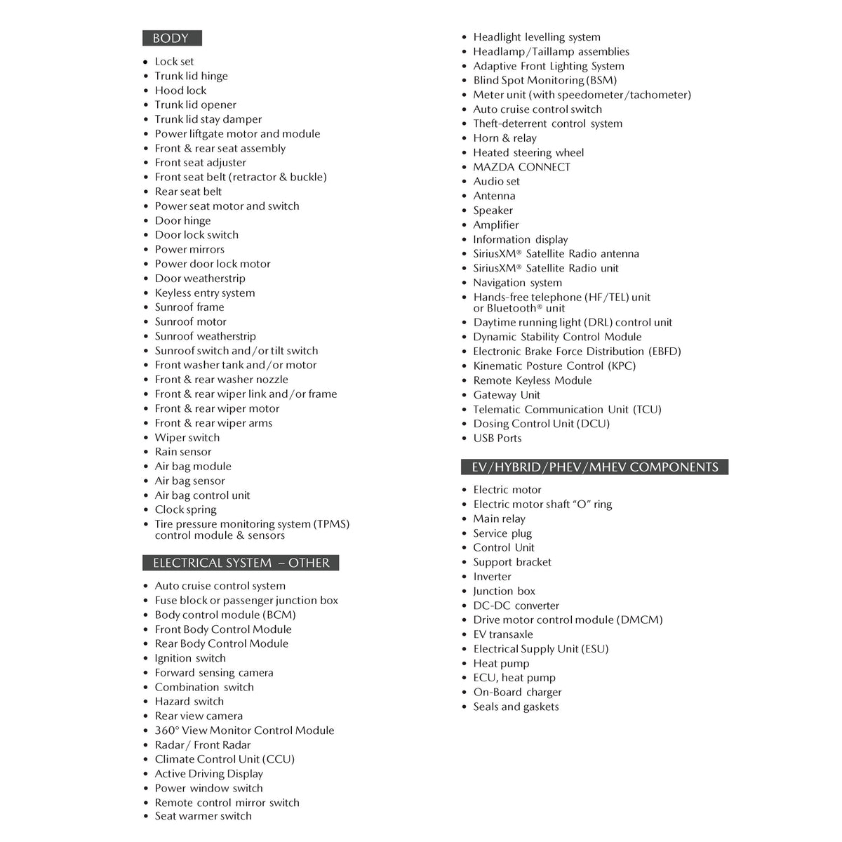 Mazda Added Protection