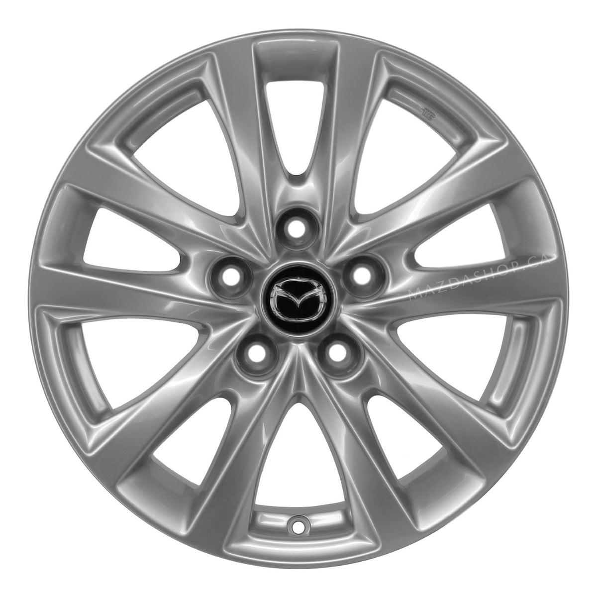Mazda3 OEM Alloy Wheel, Design 167 (Silver Metallic) — 16