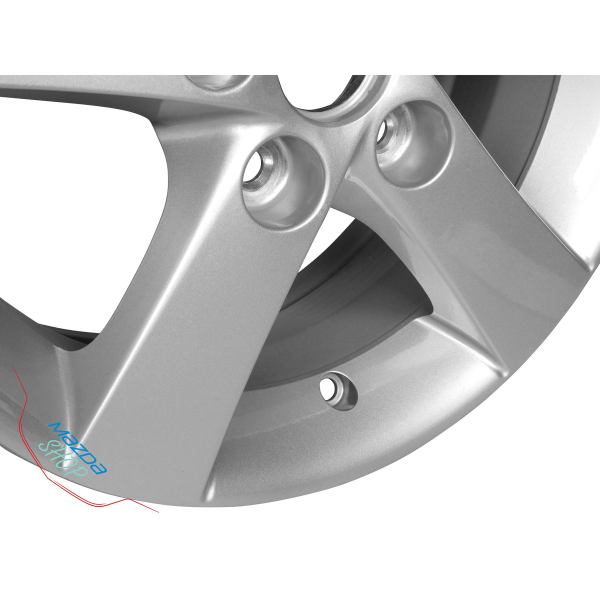 (1 Rim) Used 5-Spoke Mazda BKL8EDOT Alloy Rim | 15 Inch Diameter - WHILE SUPPLIES LAST