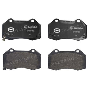 Brake Package, Front: Pads, Rotors & Attachment Kit | Mazda MX-5 (2016-2024)