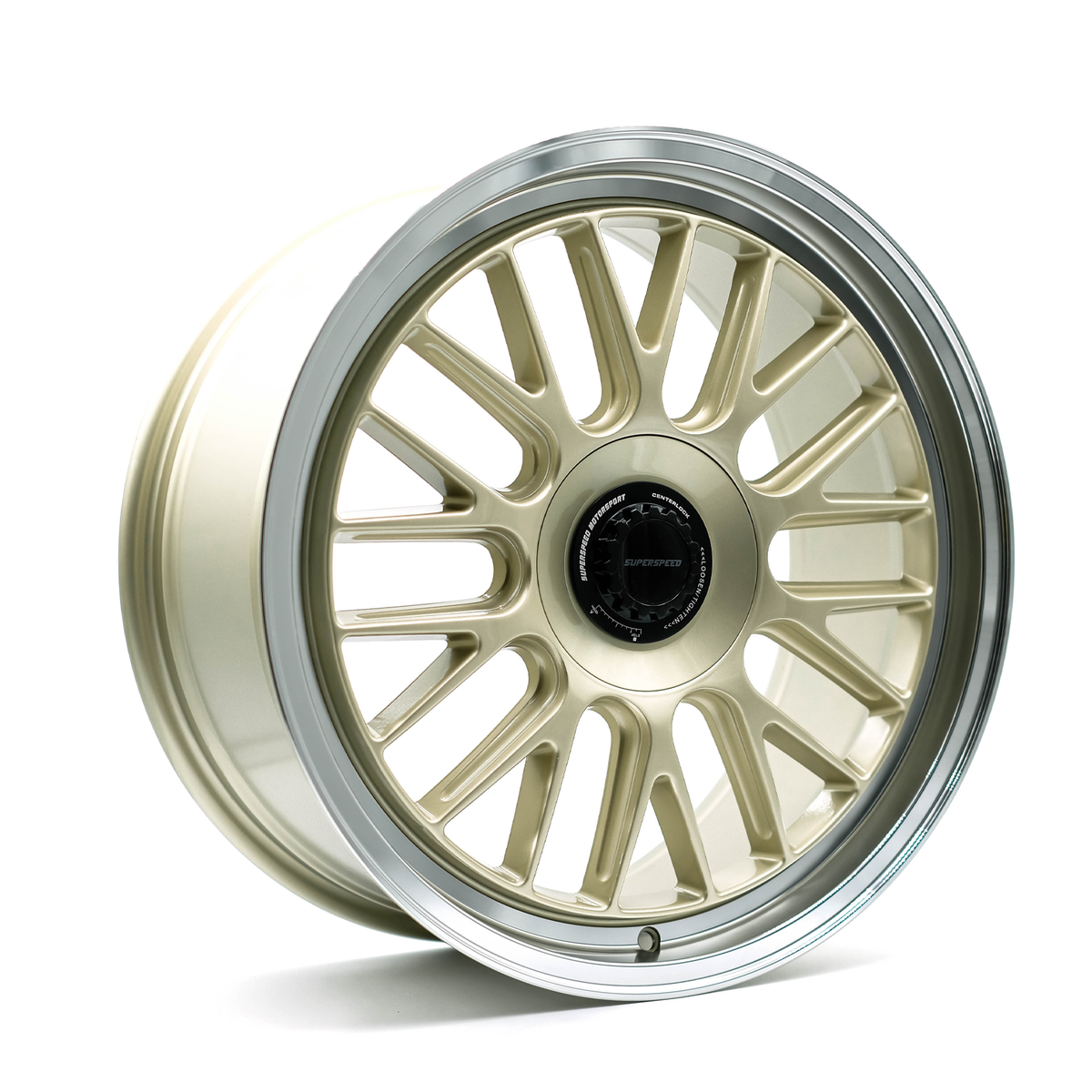 Superspeed FlowForm RF01 NEO Alloy Wheel (Machined Lip Gold) — 18&quot;, 19&quot;