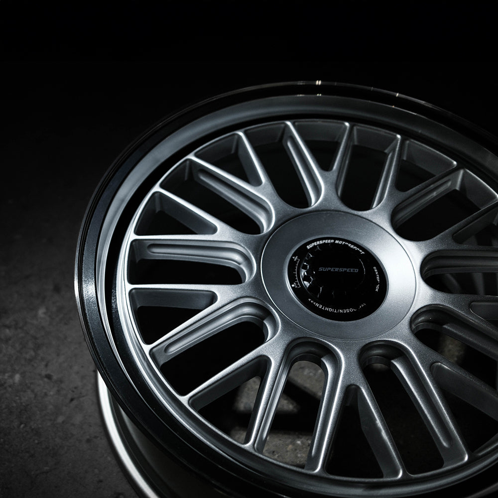 Superspeed FlowForm RF01 NEO Alloy Wheel (Machined Lip Silver) — 18", 19"