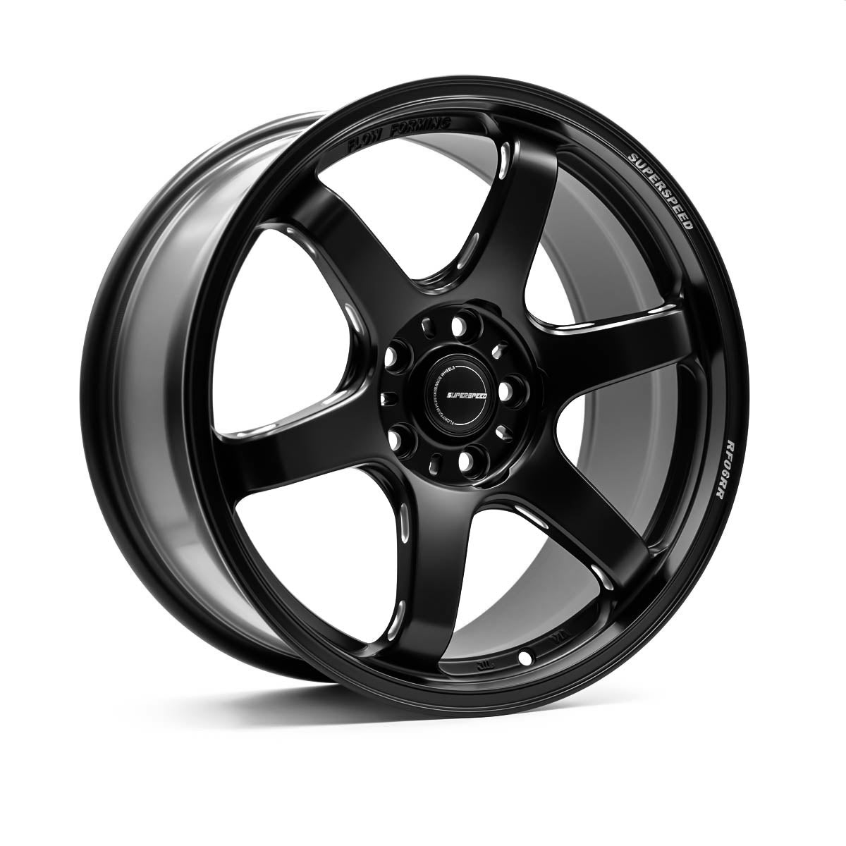 Superspeed FlowForm RF06RR Matte Black 18"×8.5", +40mm