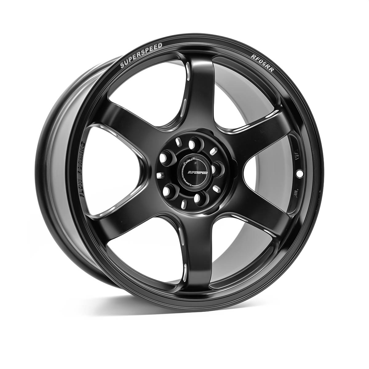 Superspeed FlowForm RF06RR Matte Black 17"×8.0", +35mm