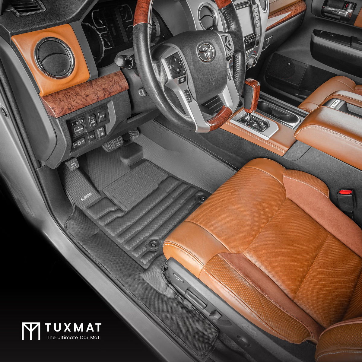 TuxMat Floor Mats (Front & Rear) | Toyota Tundra CrewMax (2014-2021)